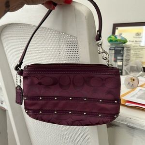 Coach small evening bag